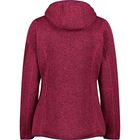 Knitted Melange Hoody Woman 3H19826