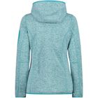 Knitted Melange Hoody Woman 3H19826