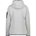 Knitted Melange Hoody Woman 3H19826