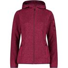 Knitted Melange Hoody Woman 3H19826