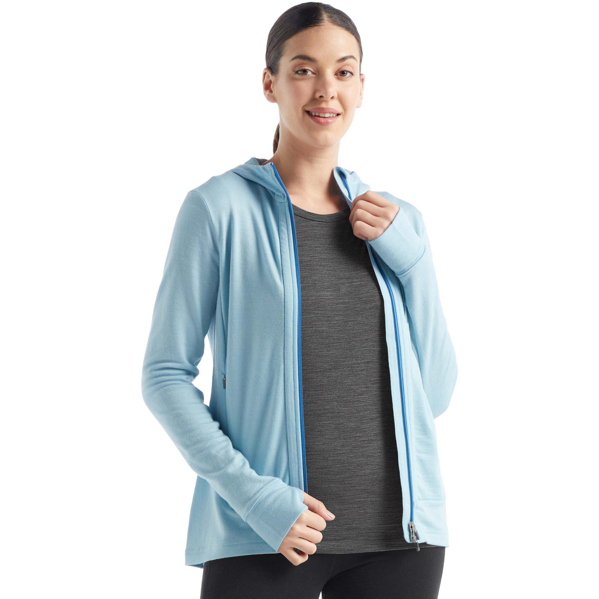 W Quantum III LS Zip Hood