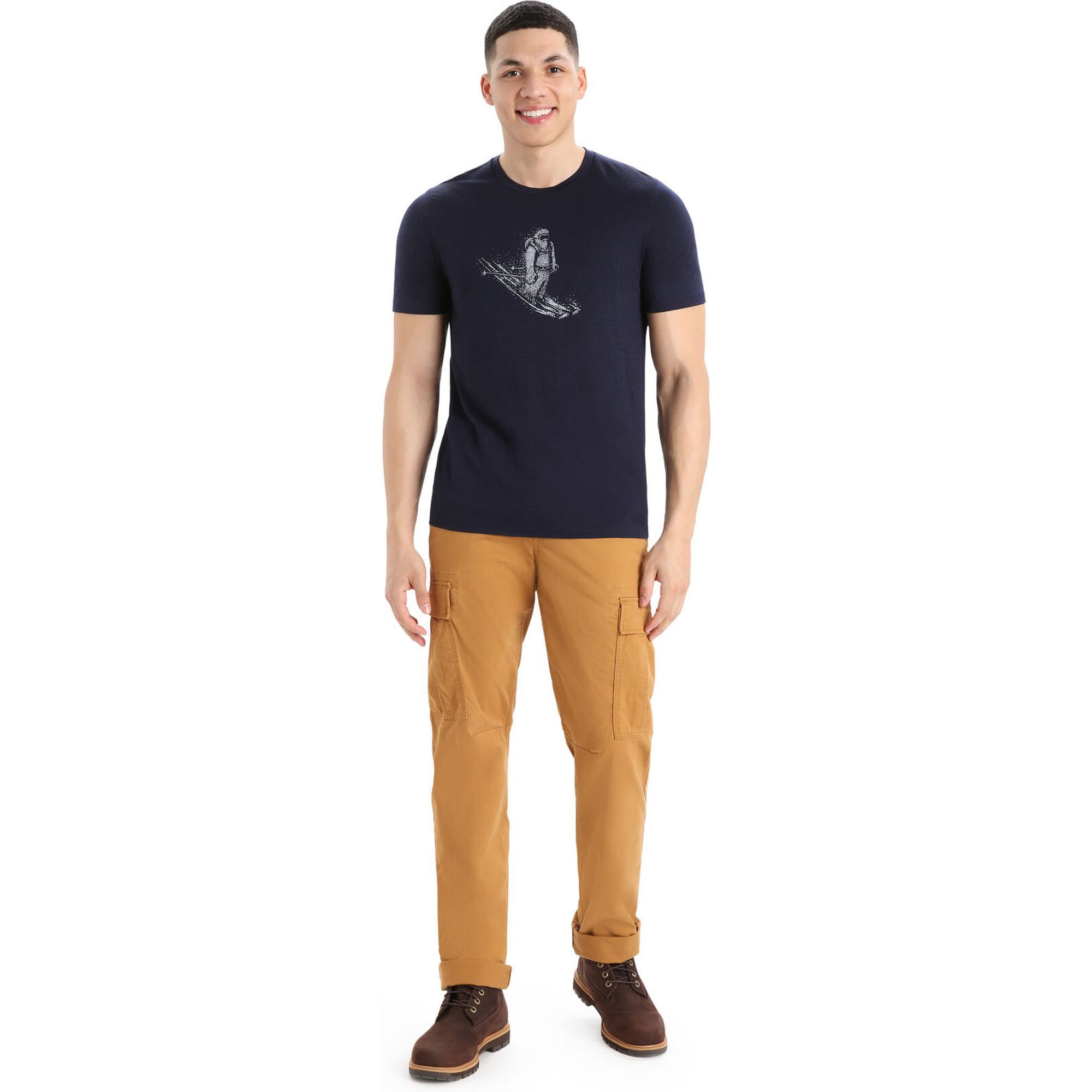 M Tech Lite II SS Tee Skiing Yeti