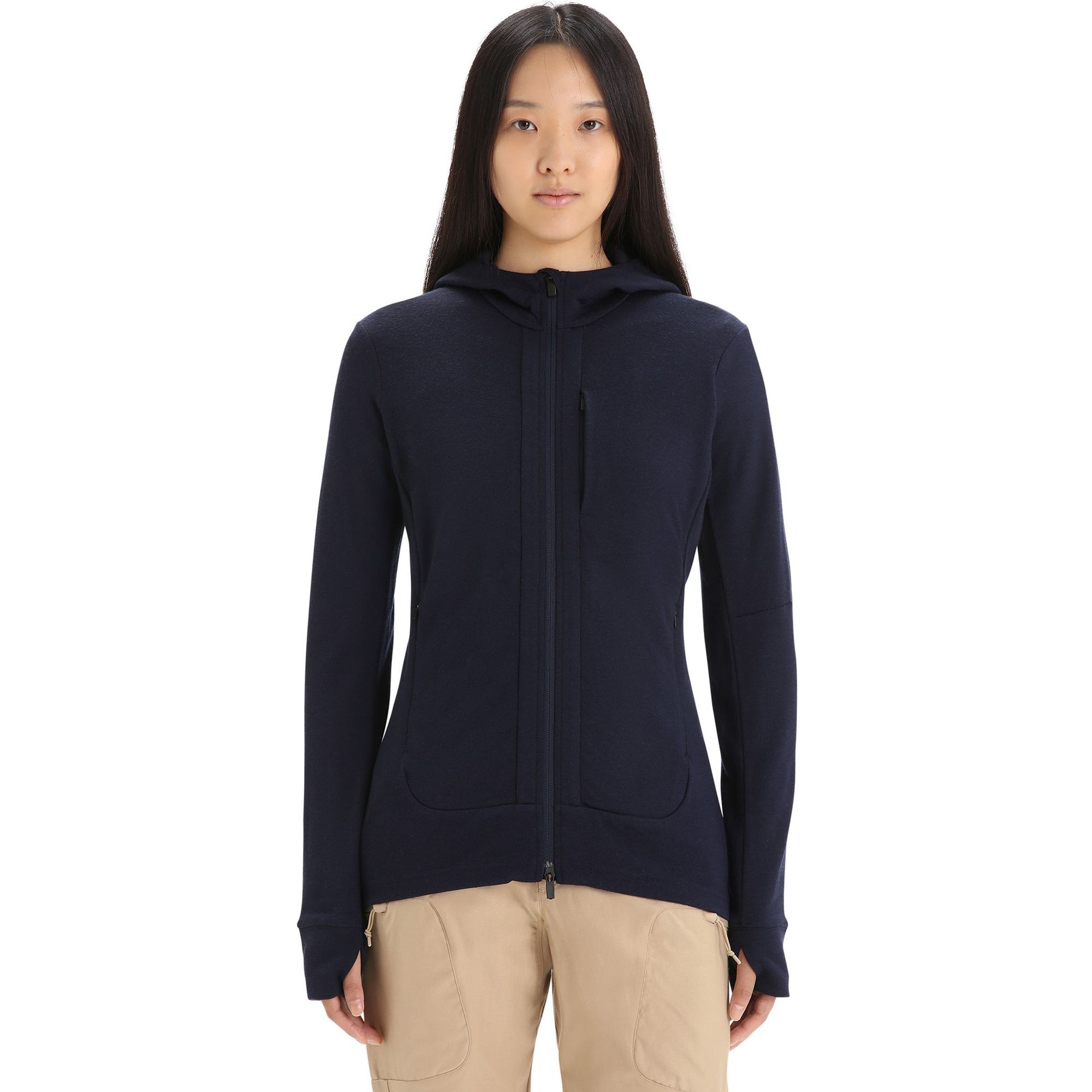 W Quantum III LS Zip Hood