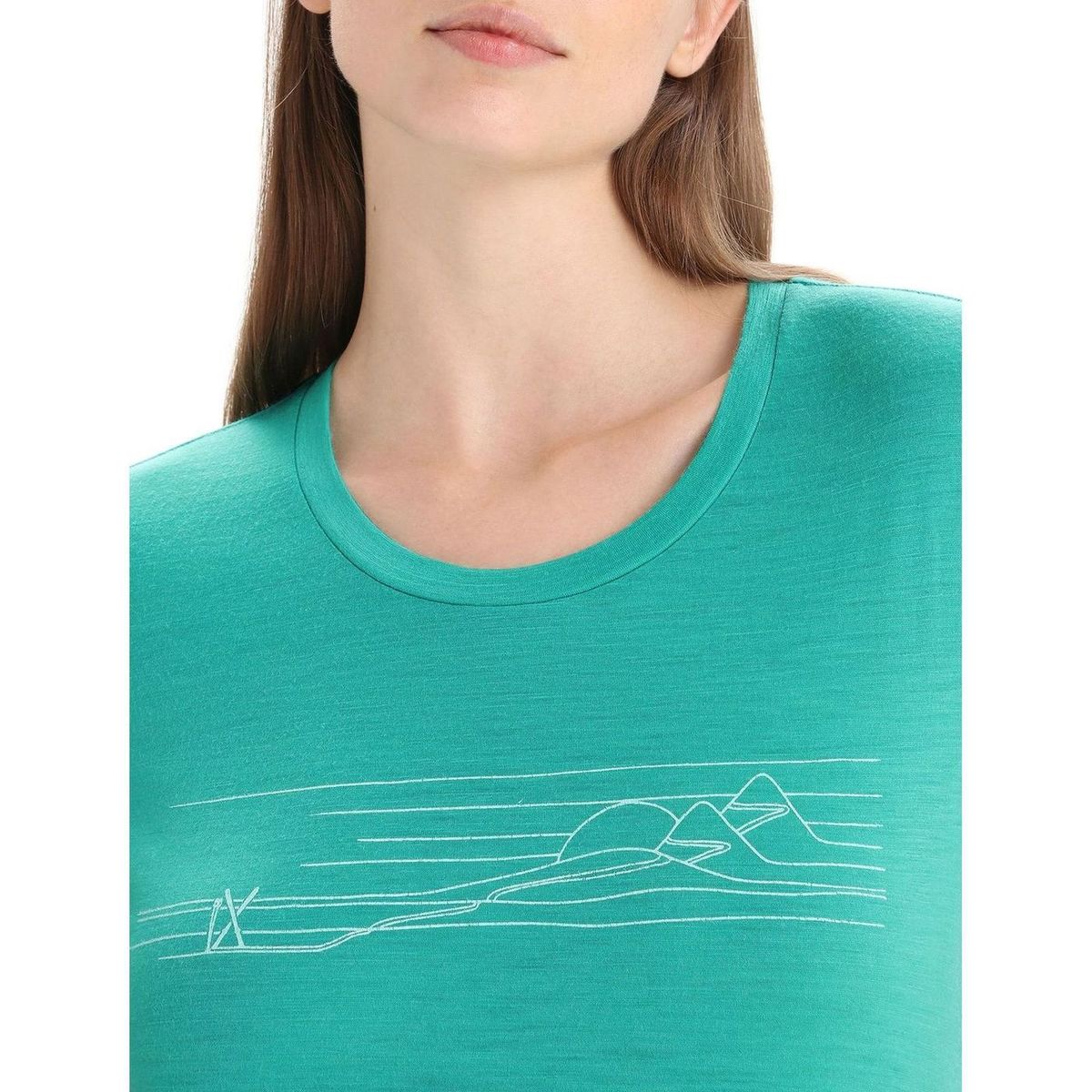 W Tech Lite II SS Tee Ski Stripes