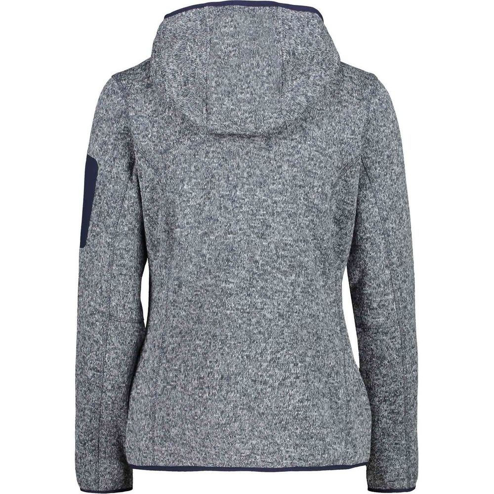 Knitted Melange Hoody Woman 3H19826