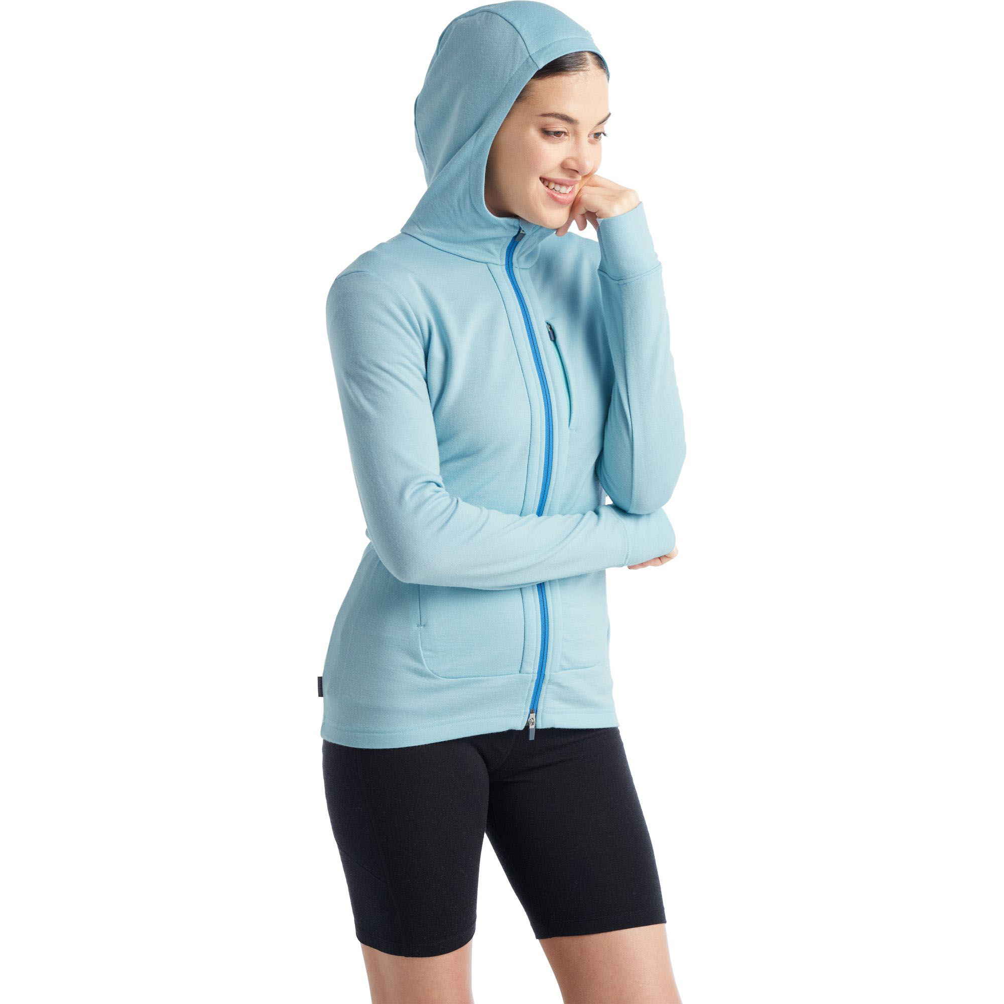 W Quantum III LS Zip Hood
