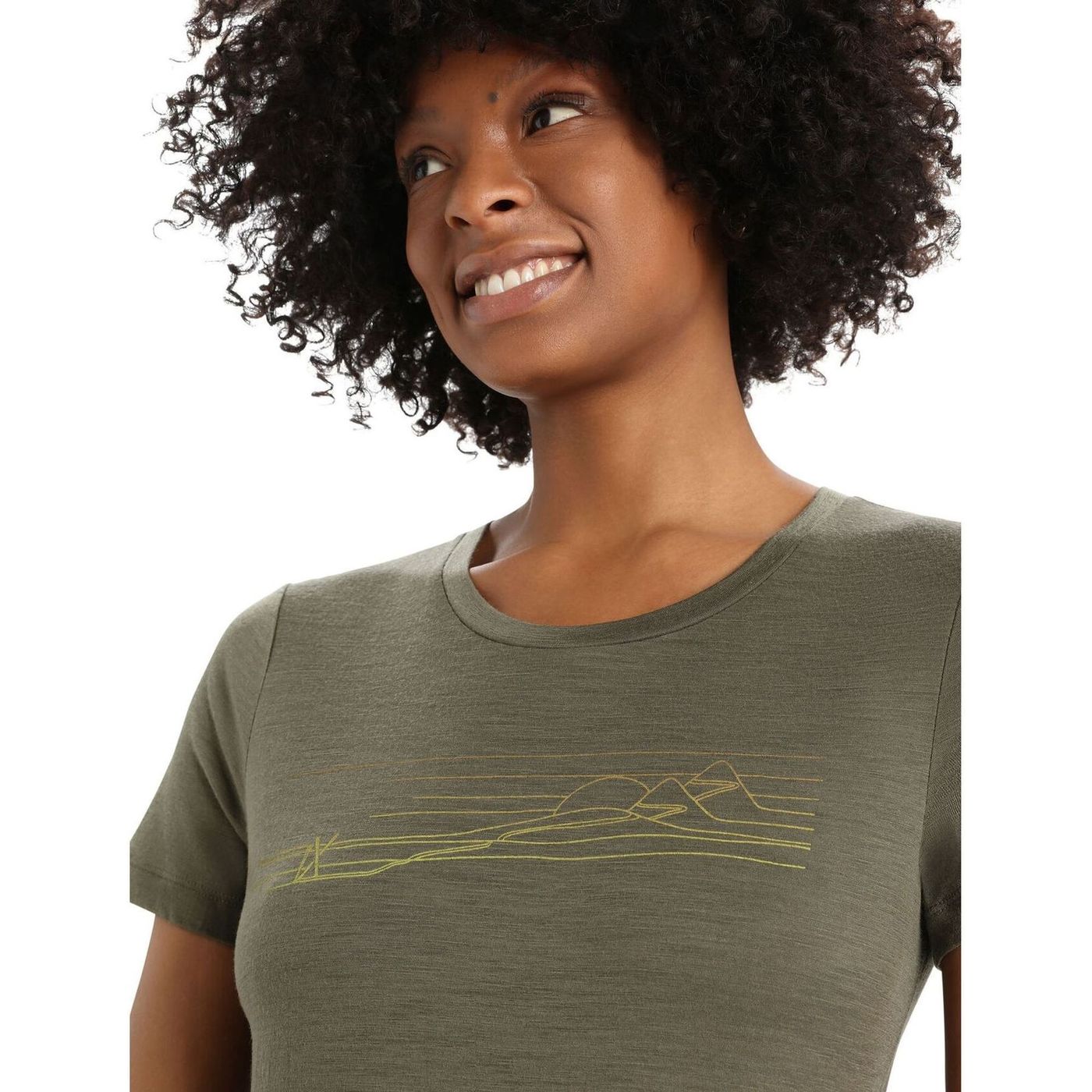 W Tech Lite II SS Tee Ski Stripes