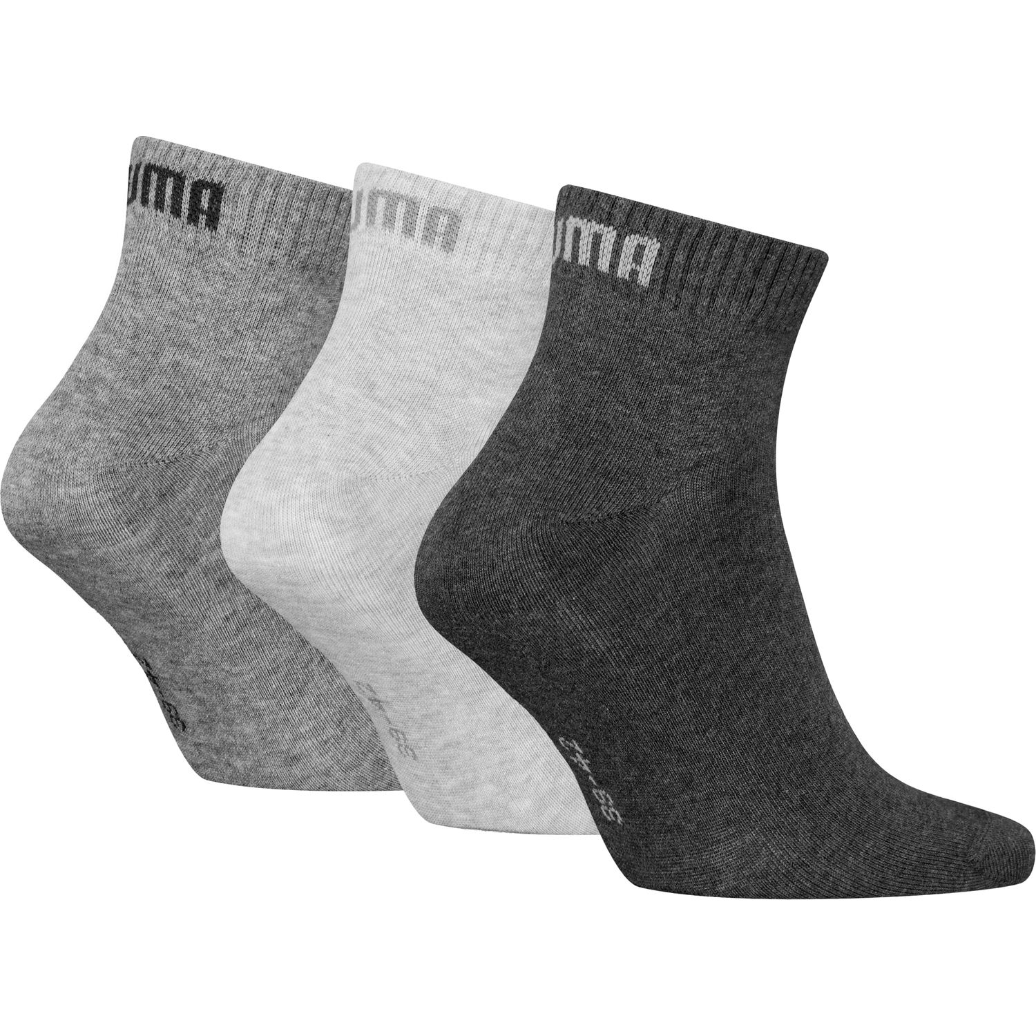 Unisex Quarter Plain 3P