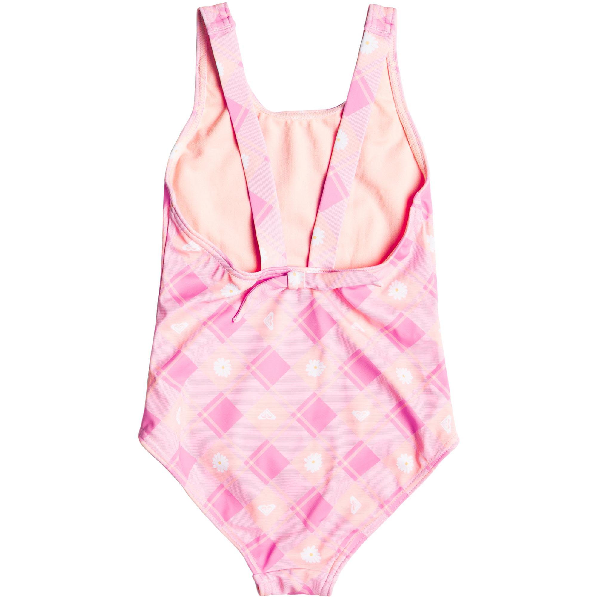 Flower Plaid One Piece