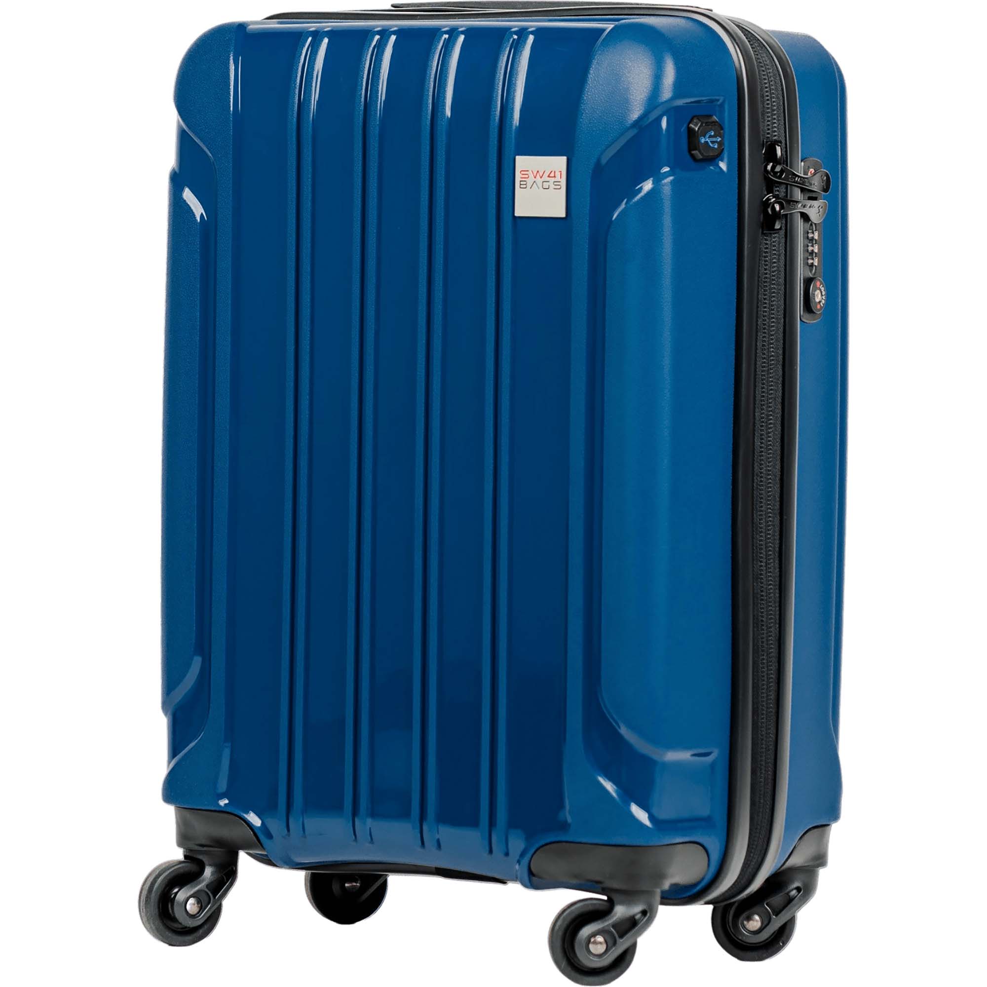 Koffer Tourist + USB S 55cm