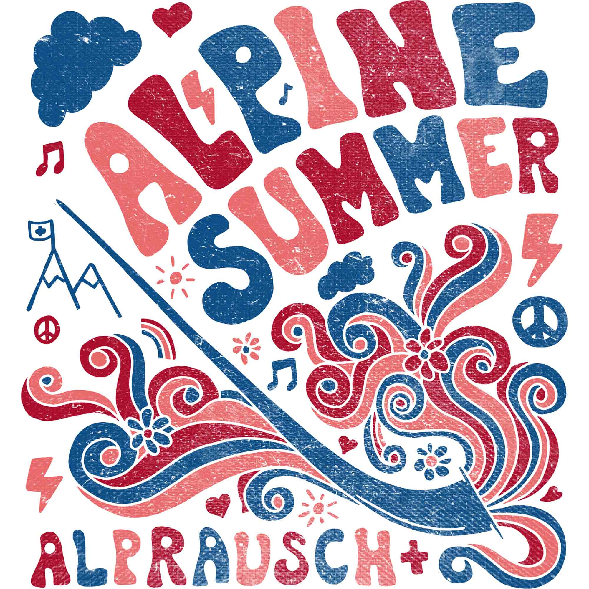 Summer ide Berge T-Shirt