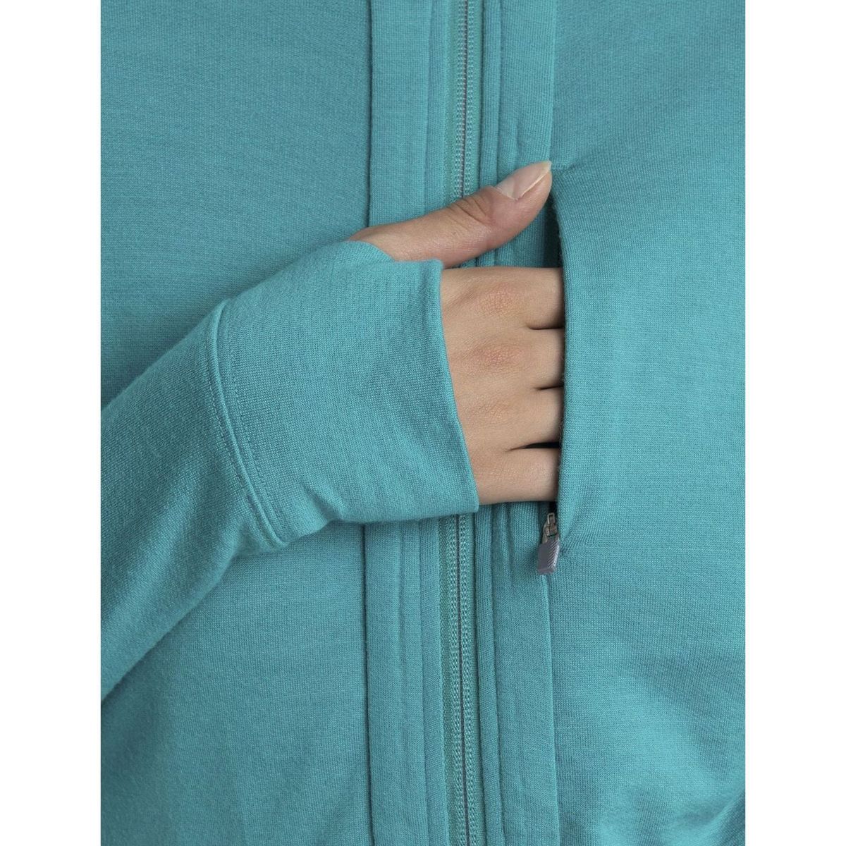 W Quantum III LS Zip Hood