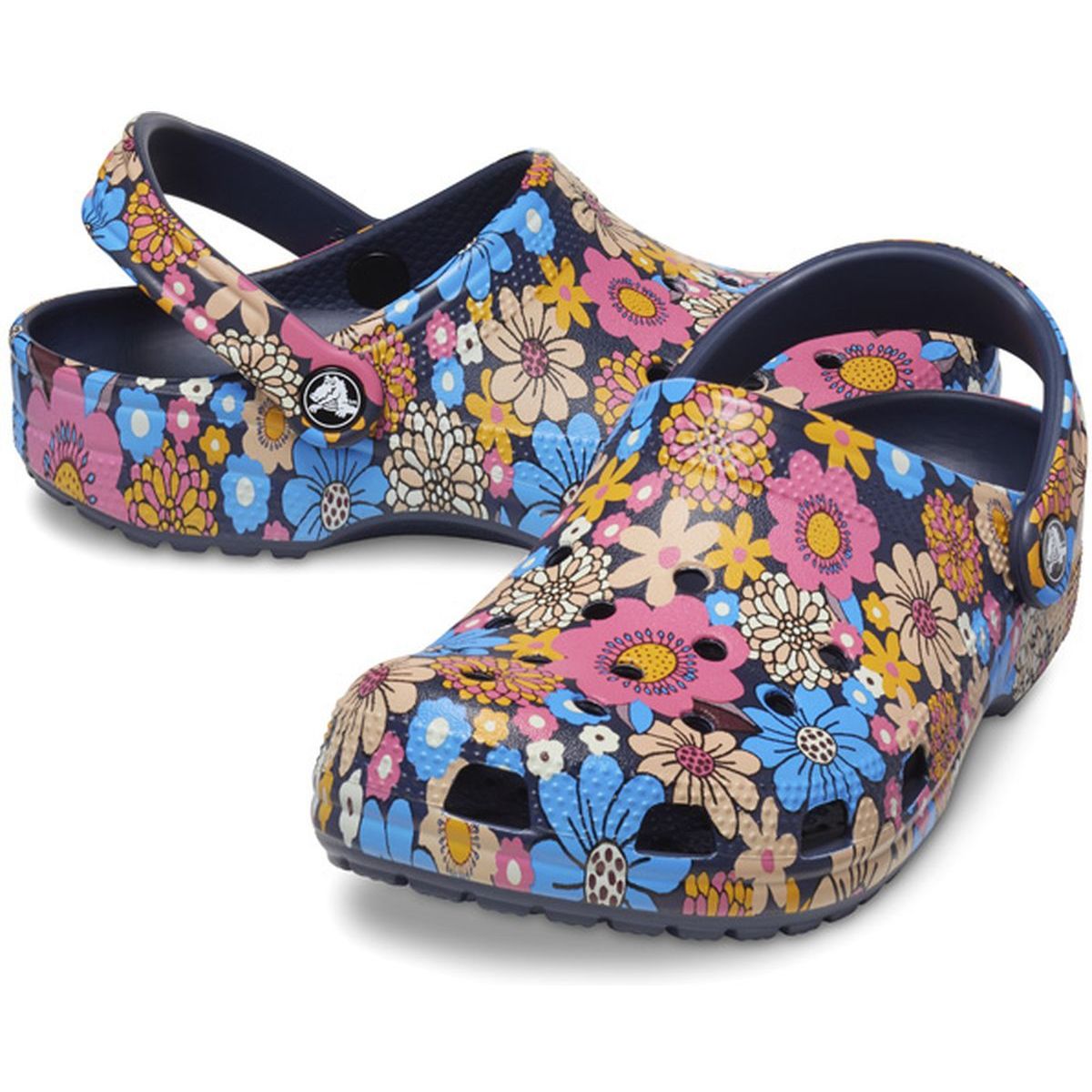 Classic Retro Floral Clog