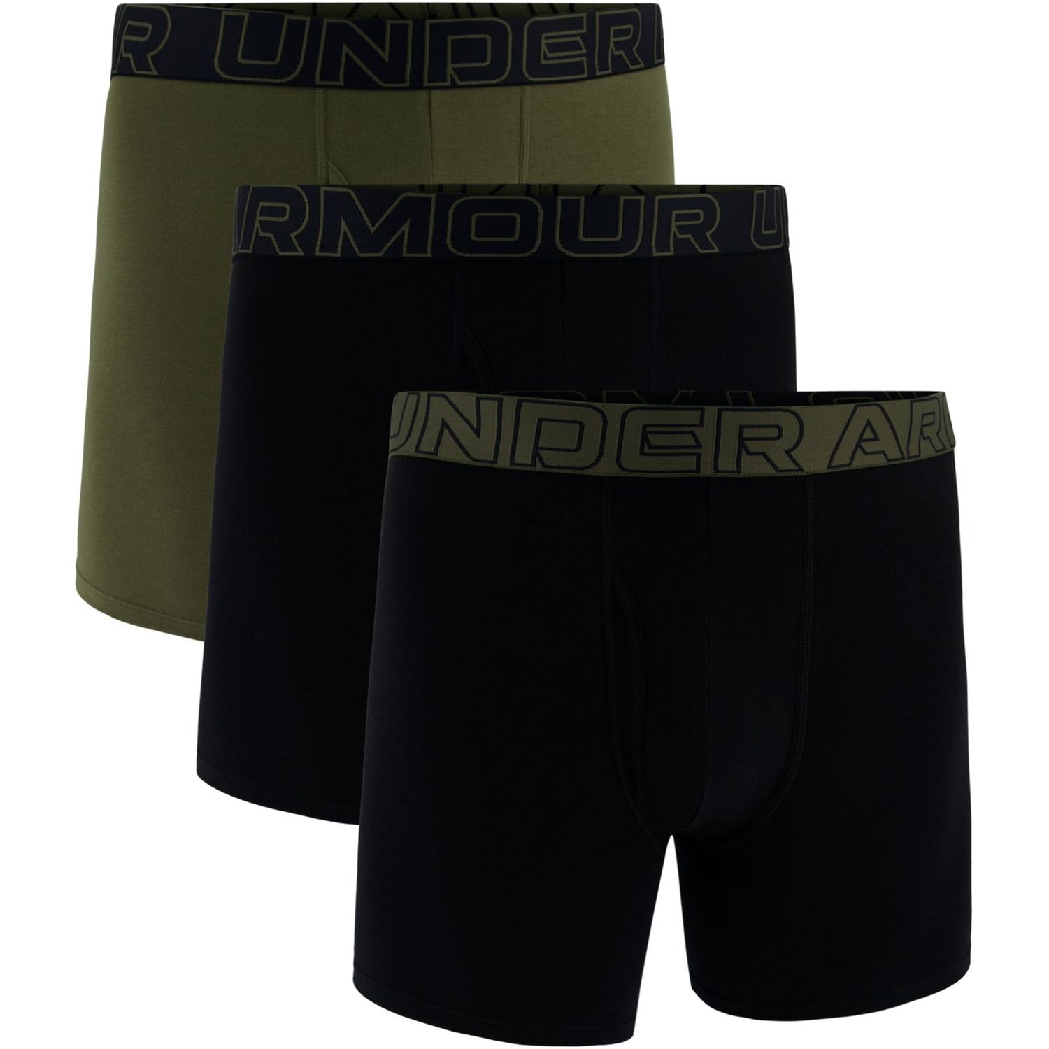 UA PERFORMANCE COTTON - SOLID 6 IN 3PK