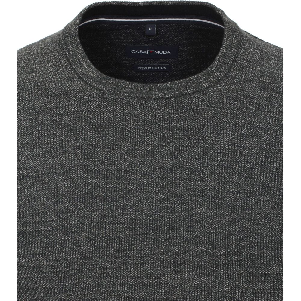 Pullover Rundhals gemustert (413705800)