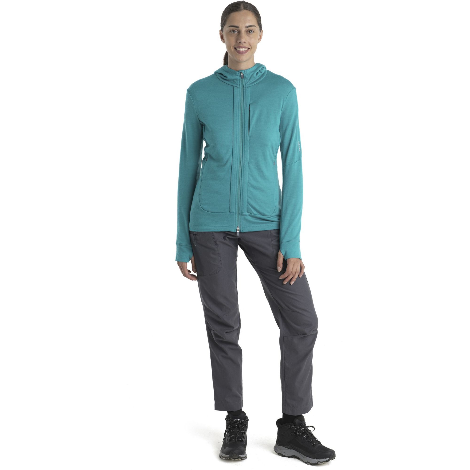 W Quantum III LS Zip Hood