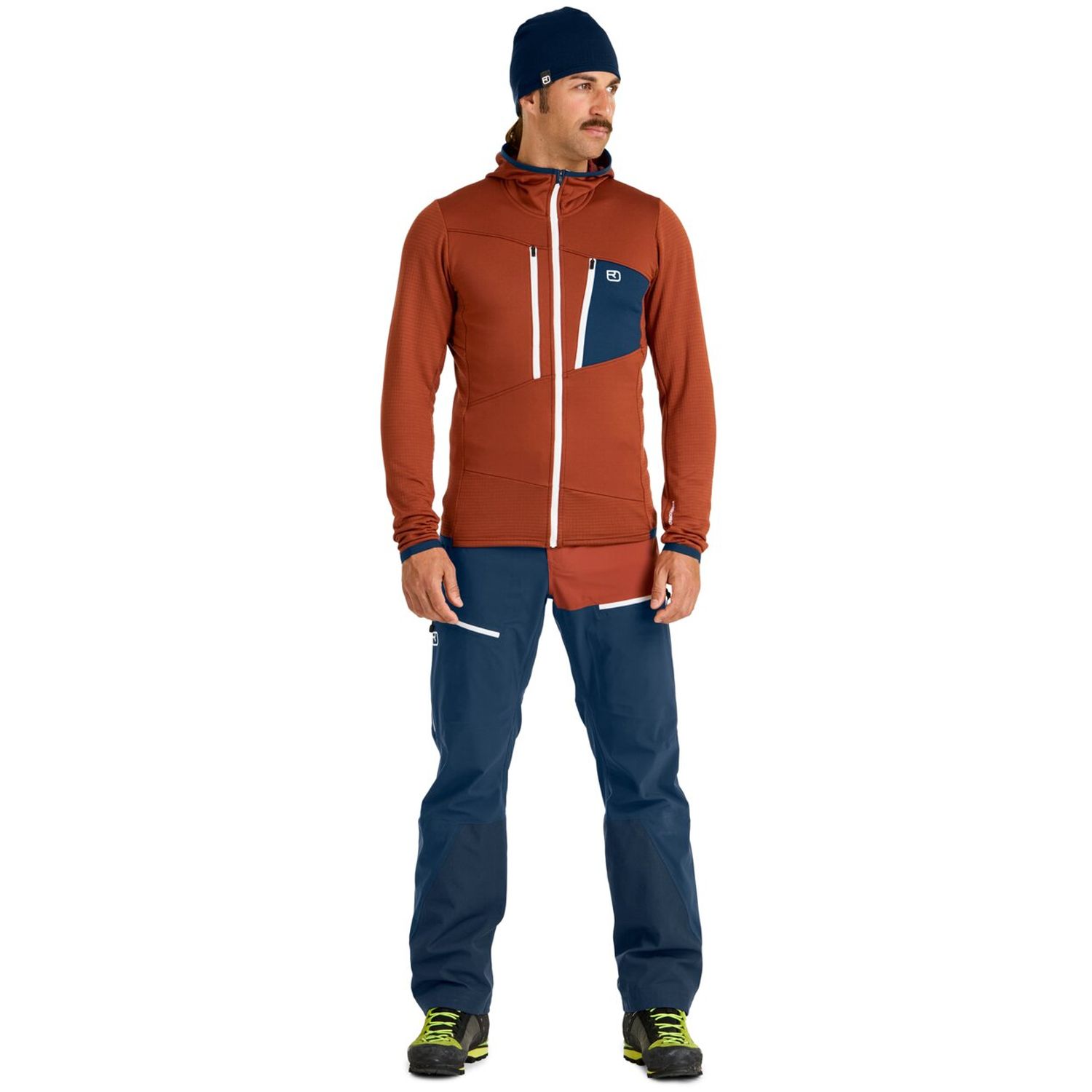 Fleece Grid Hoody M