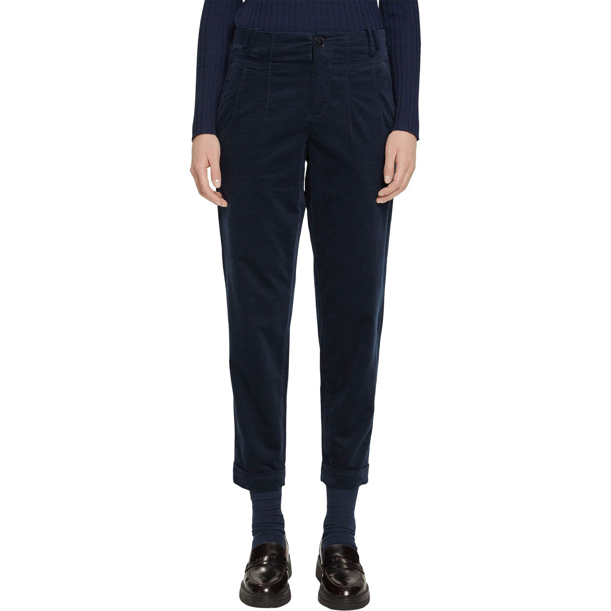 Cordhose im Jogger-Stil