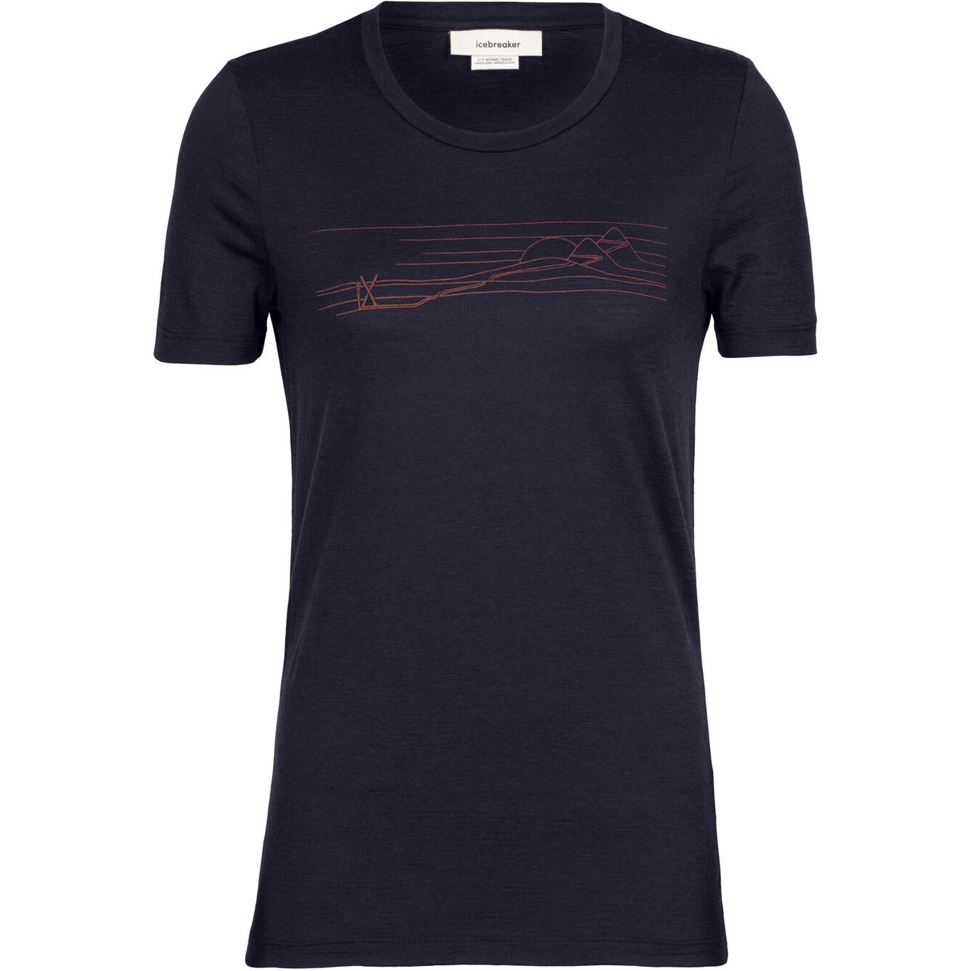 W Tech Lite II SS Tee Ski Stripes