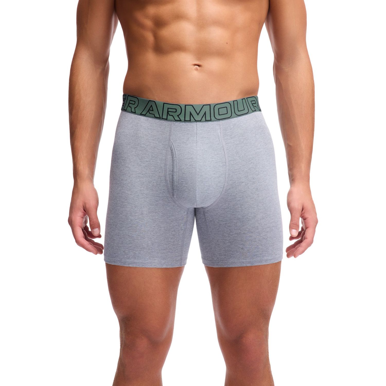 UA PERFORMANCE COTTON - SOLID 6 IN 3PK