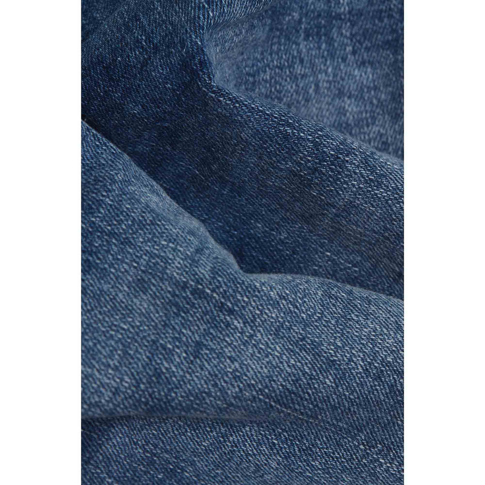 Stretch denim shorts