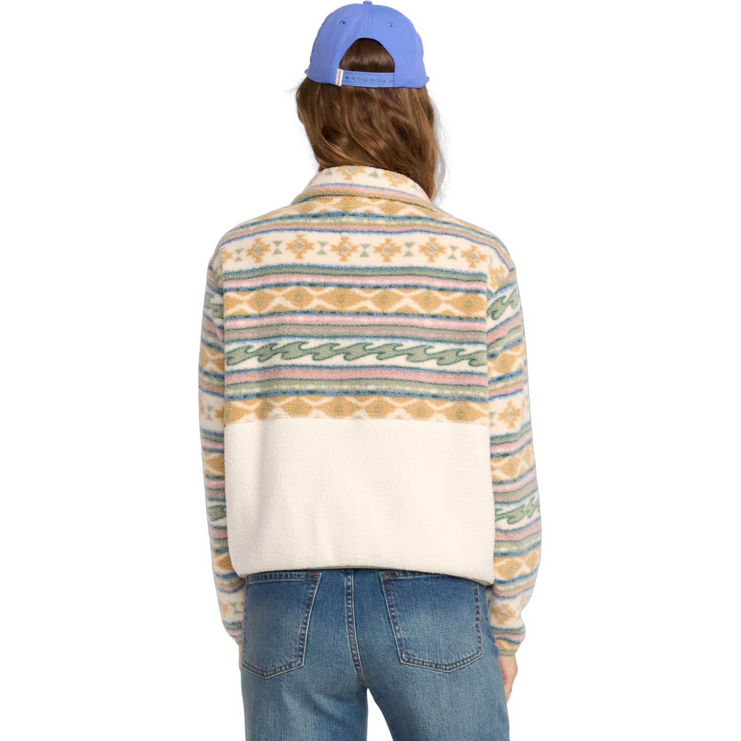 Rock Jetty Mock Neck Zip Flc