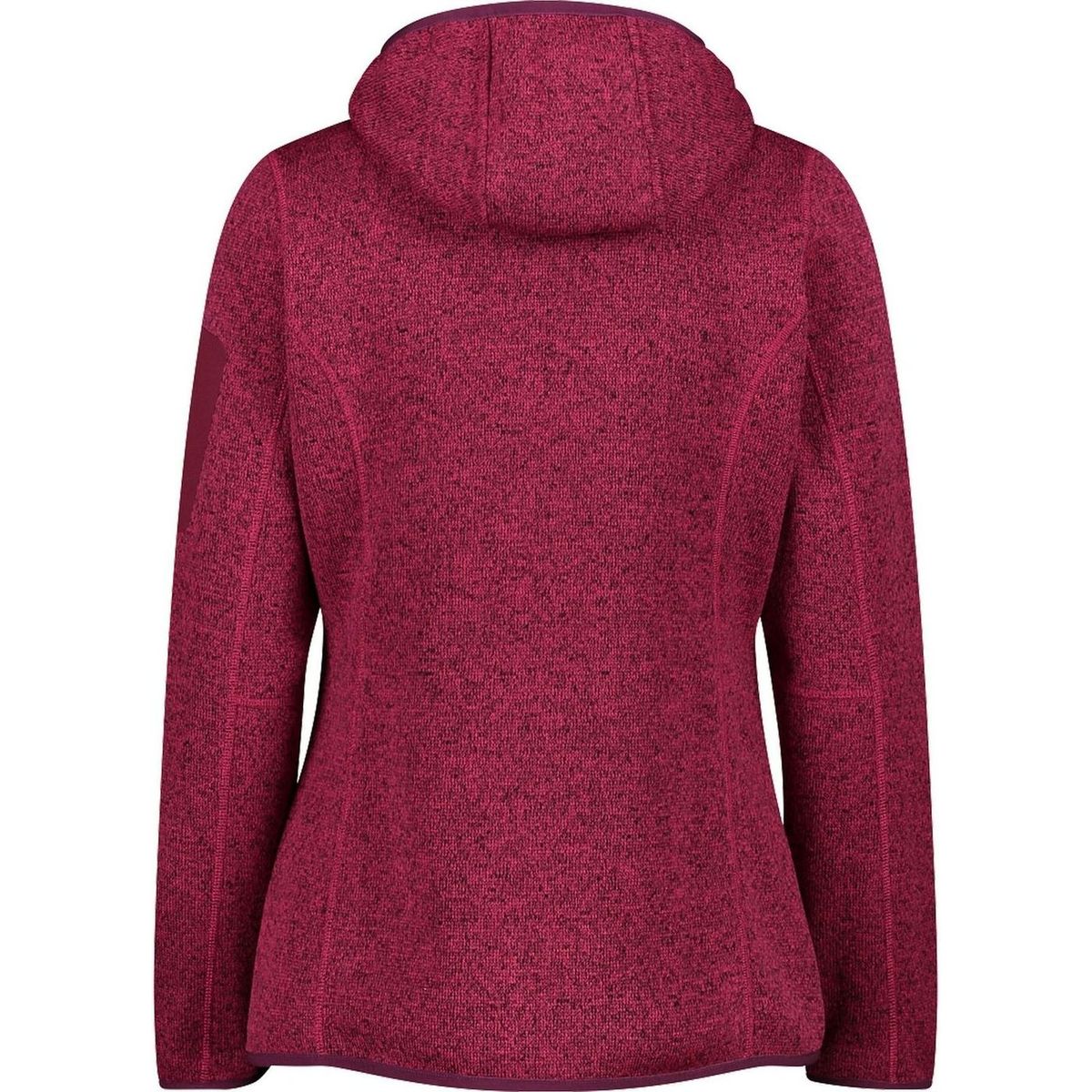Knitted Melange Hoody Woman 3H19826