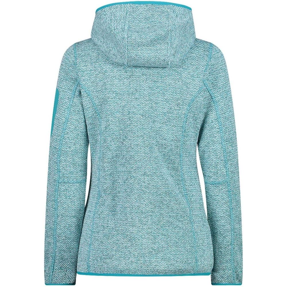 Knitted Melange Hoody Woman 3H19826