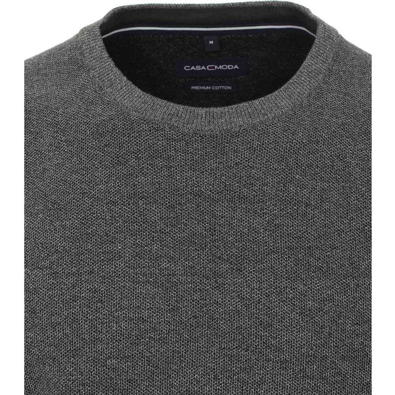 Pullover Rundhals gemustert (413705800)