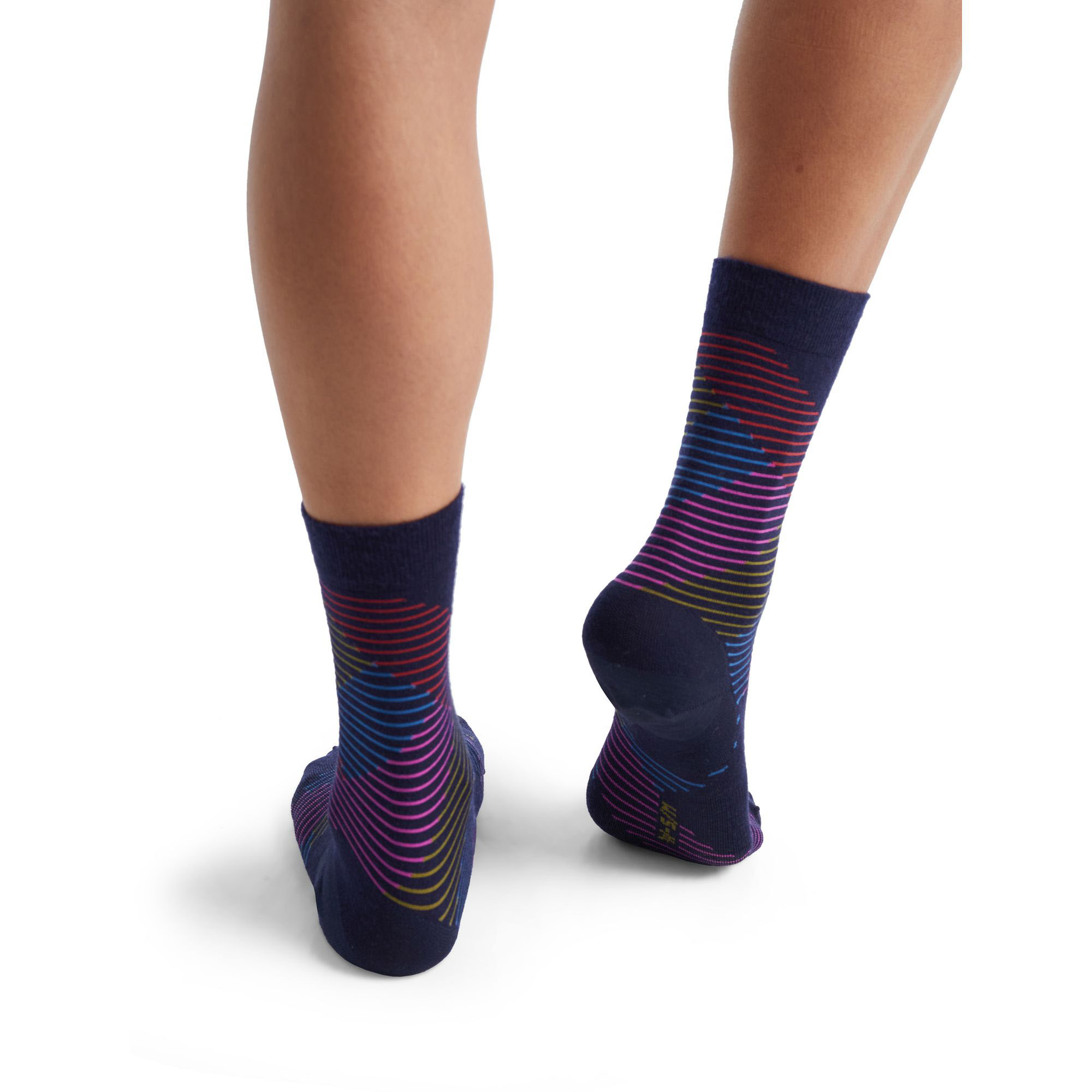 W Lifestyle Fine Gauge Crew Dashes