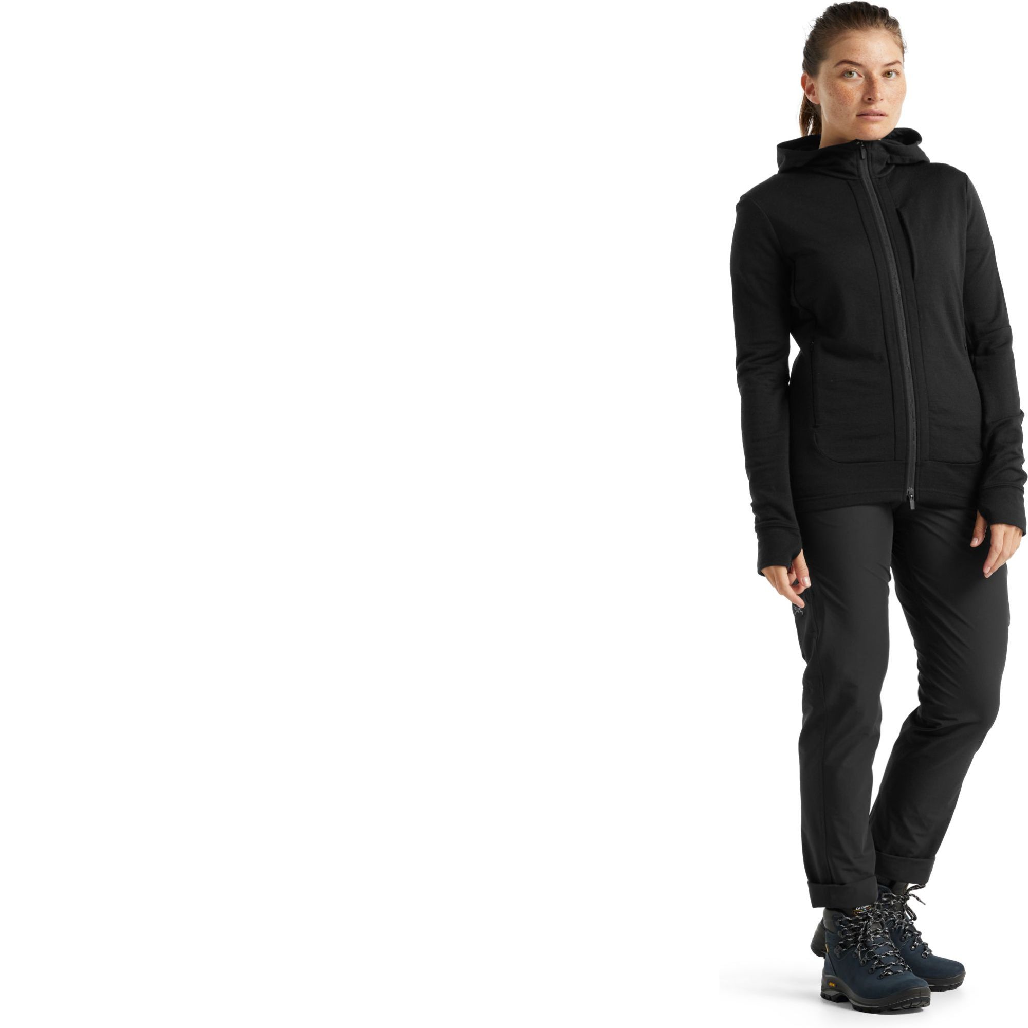 W Quantum III LS Zip Hood