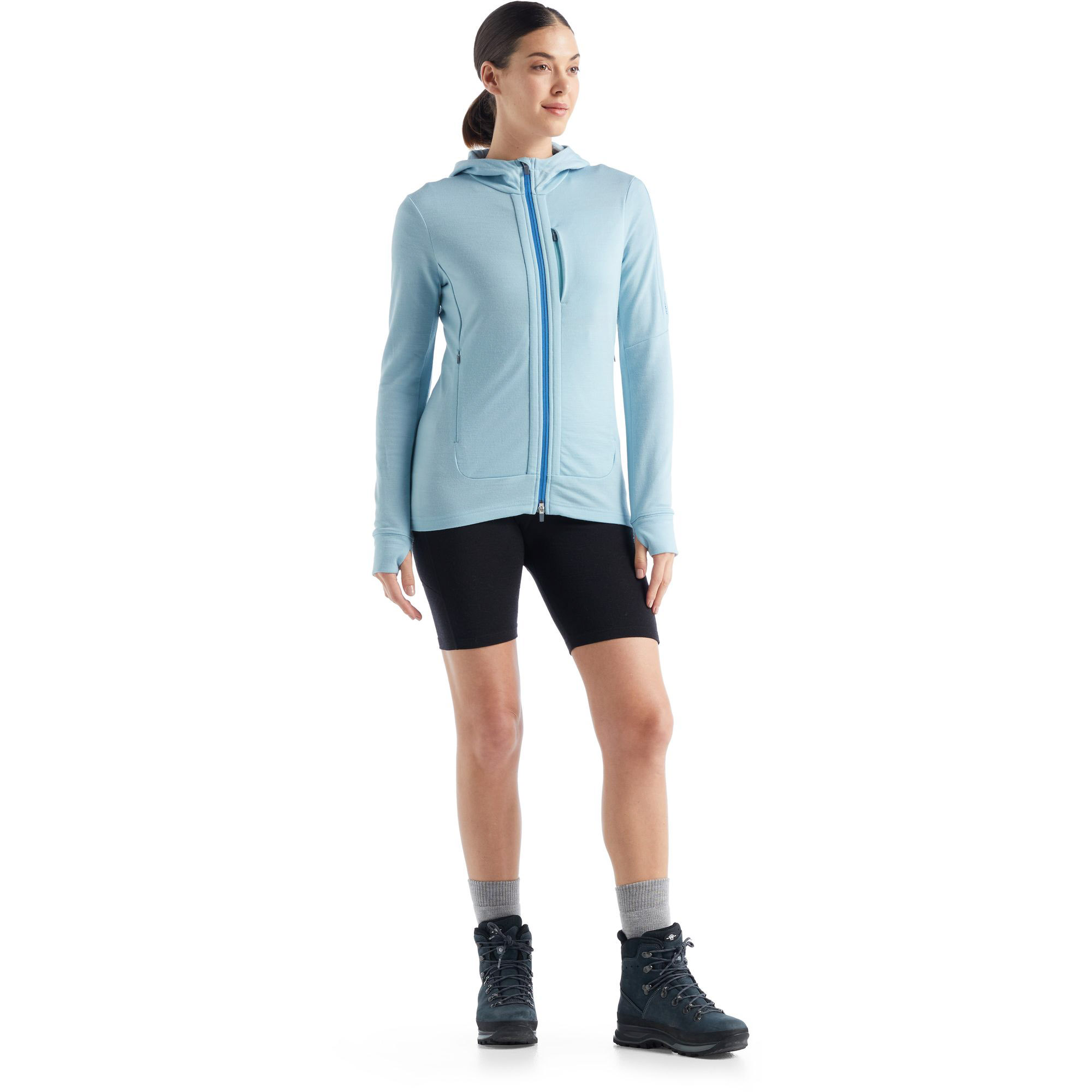 W Quantum III LS Zip Hood