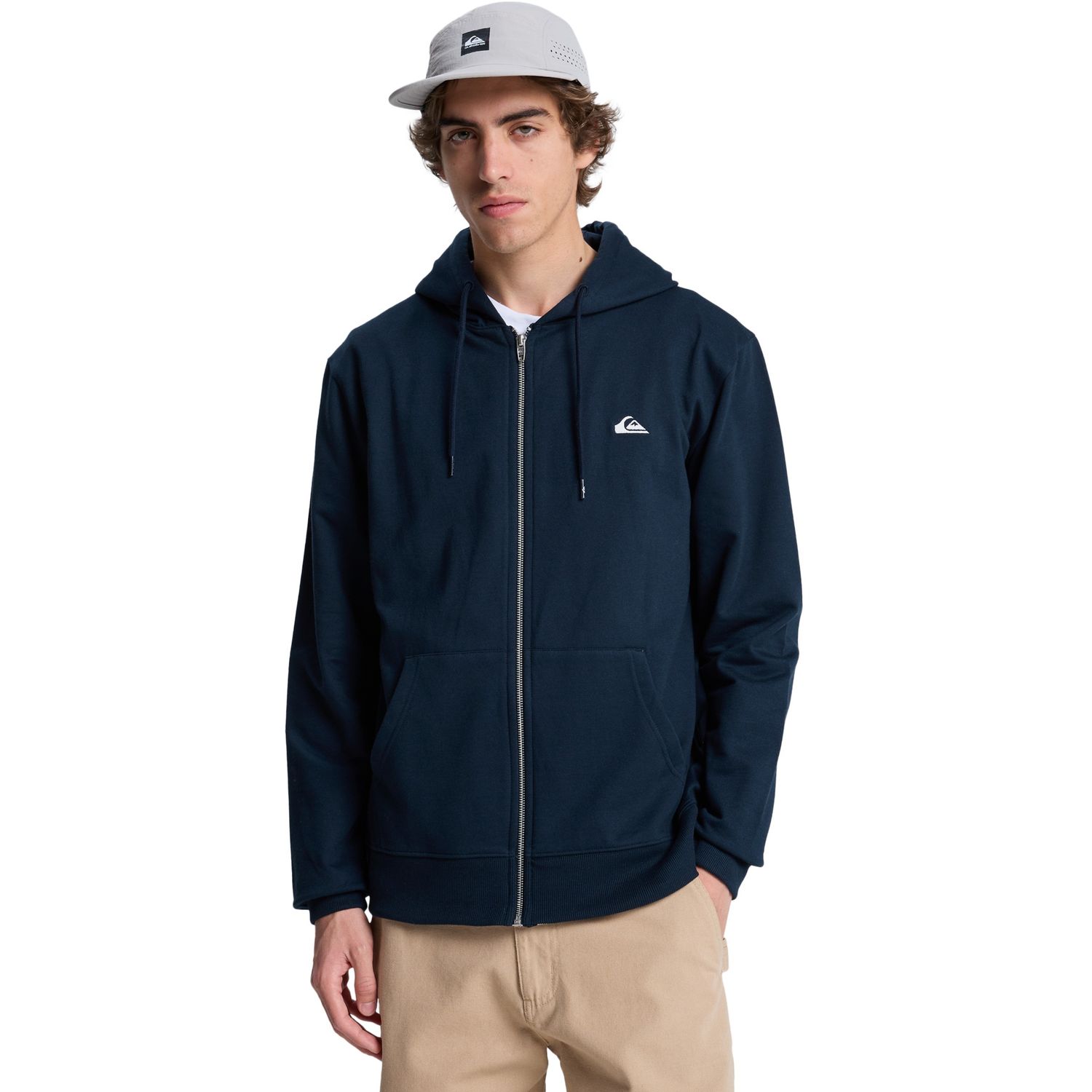 Basic Hood Zip Young Men