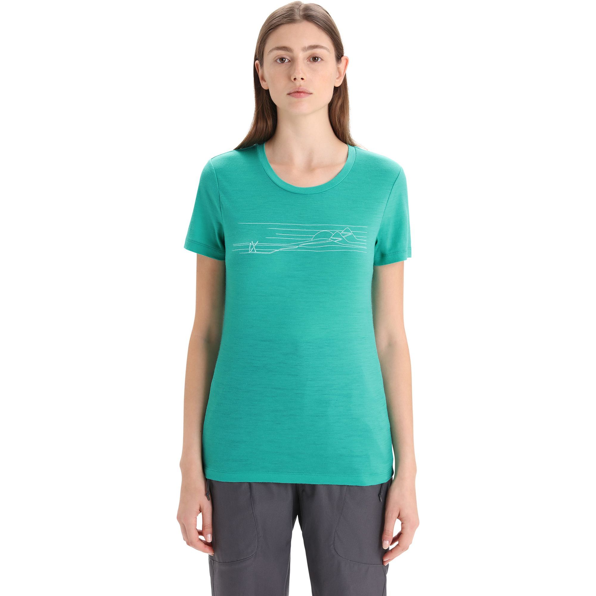 W Tech Lite II SS Tee Ski Stripes