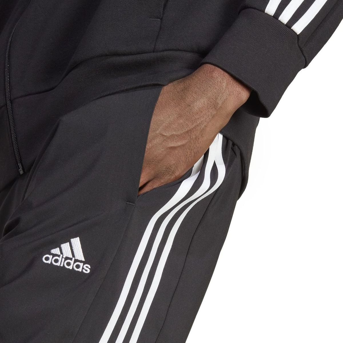 AEROREADY Essentials Tapered Cuff Woven 3-Stripes Joggers