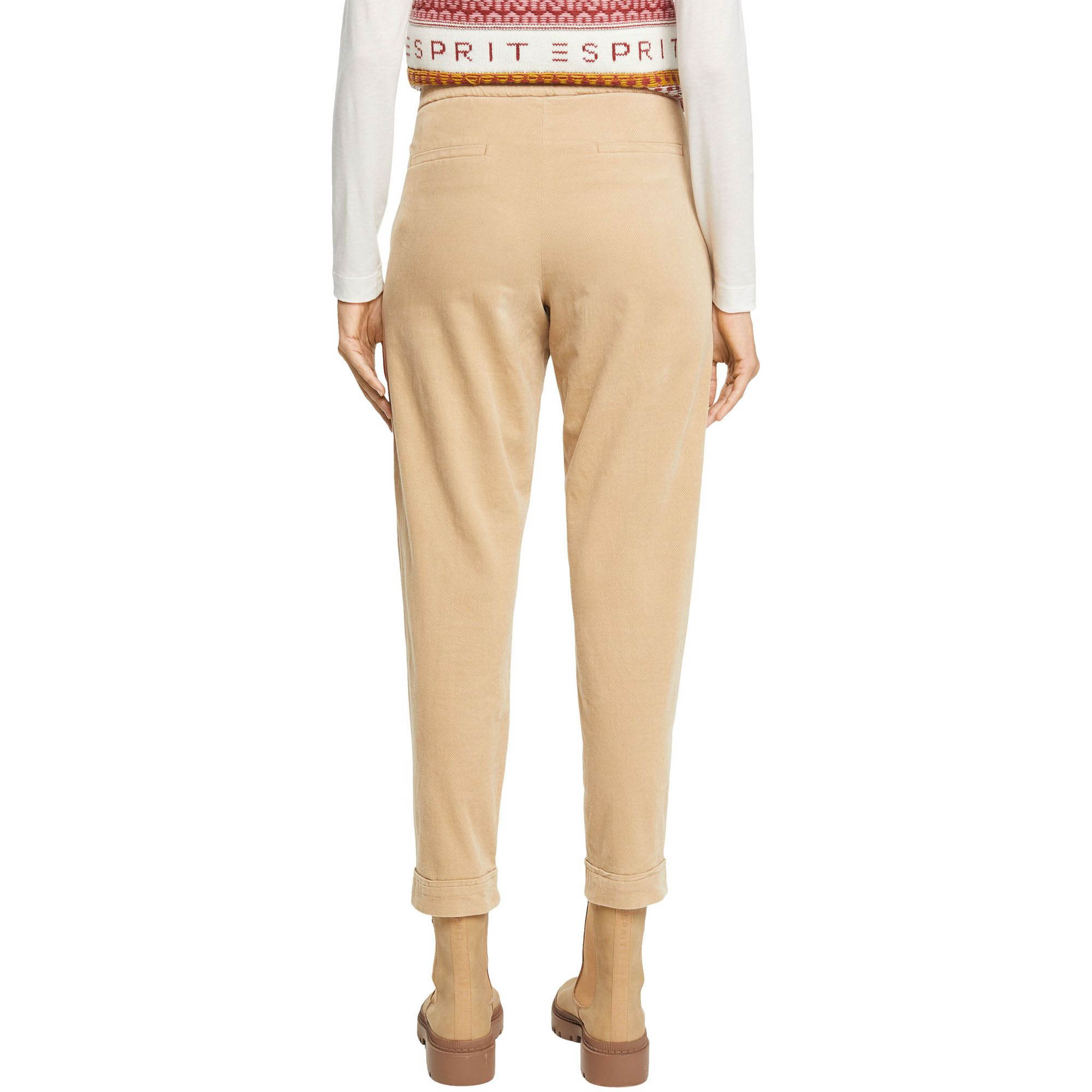 Cordhose im Jogger-Stil