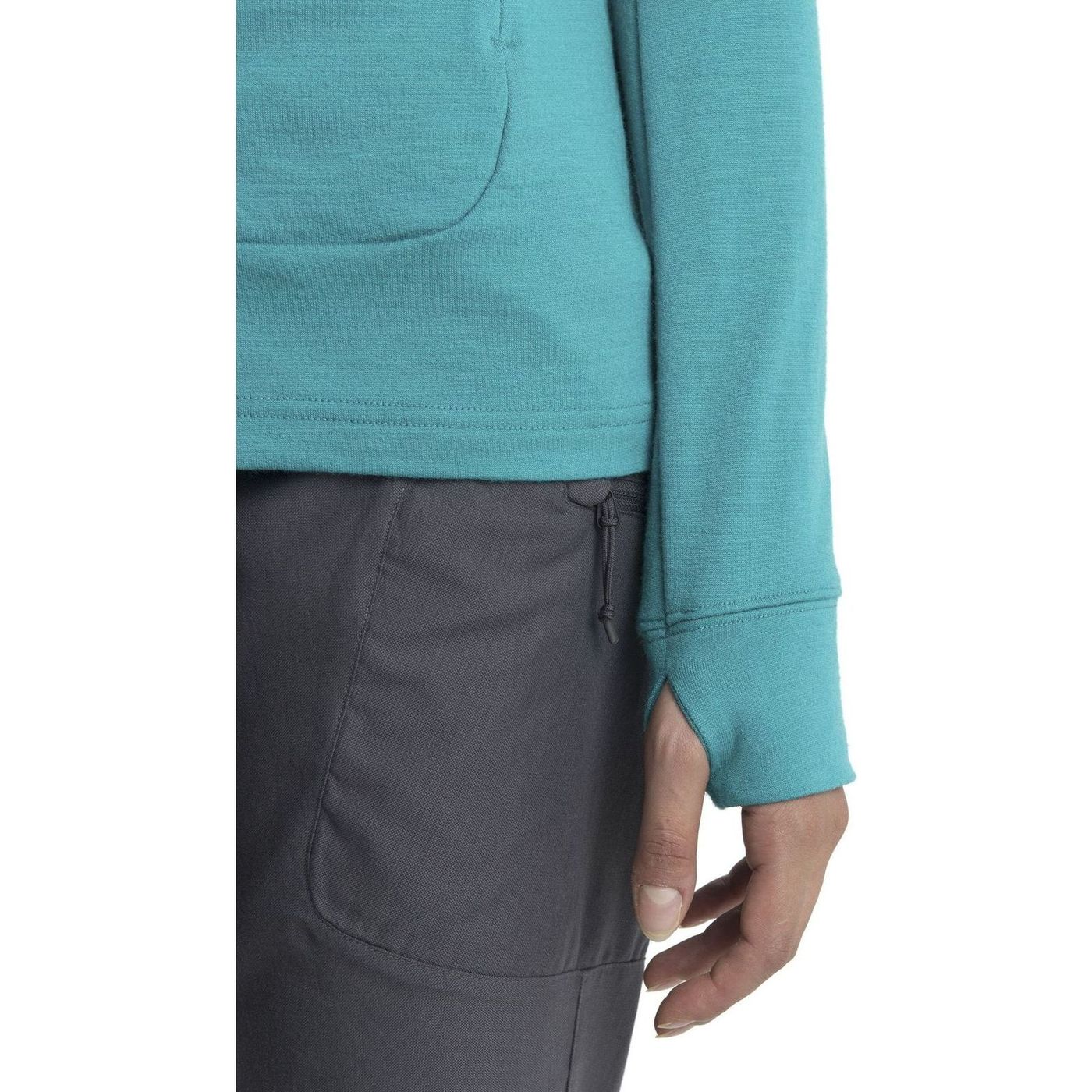 W Quantum III LS Zip Hood