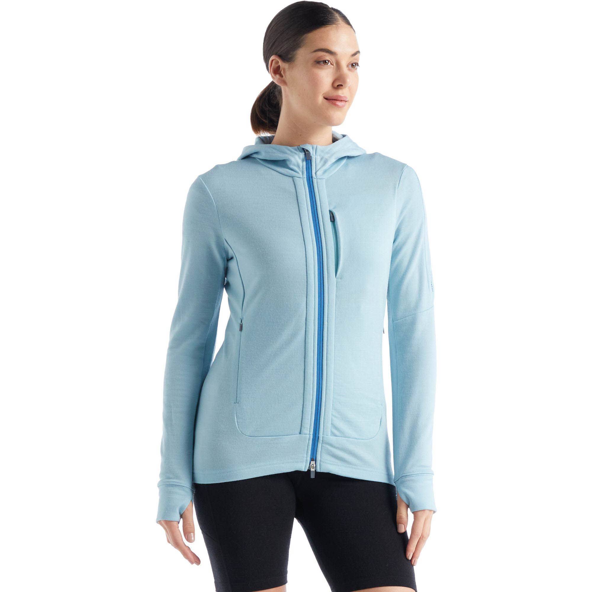 W Quantum III LS Zip Hood