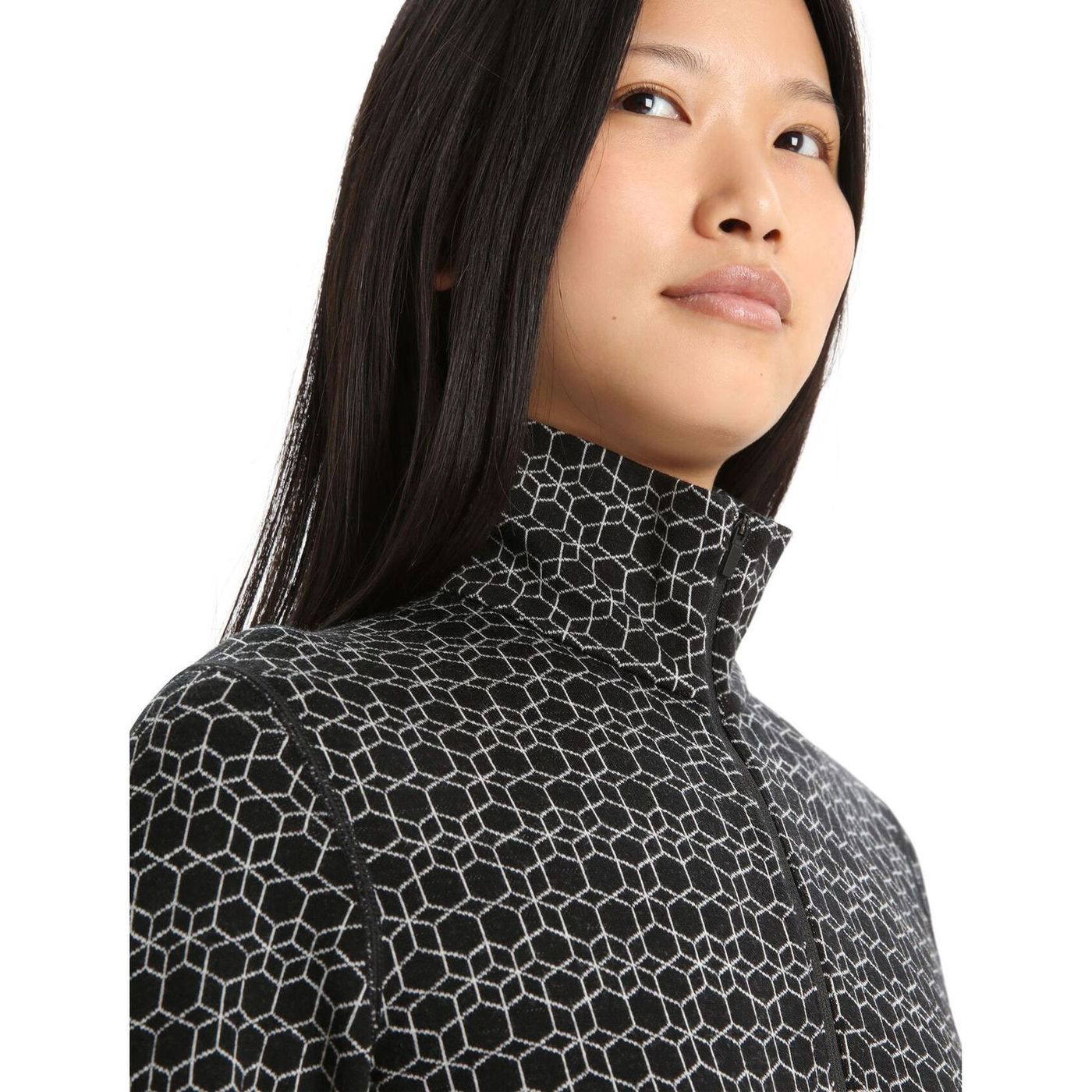 W 250 Vertex LS Half Zip Alpine Geo