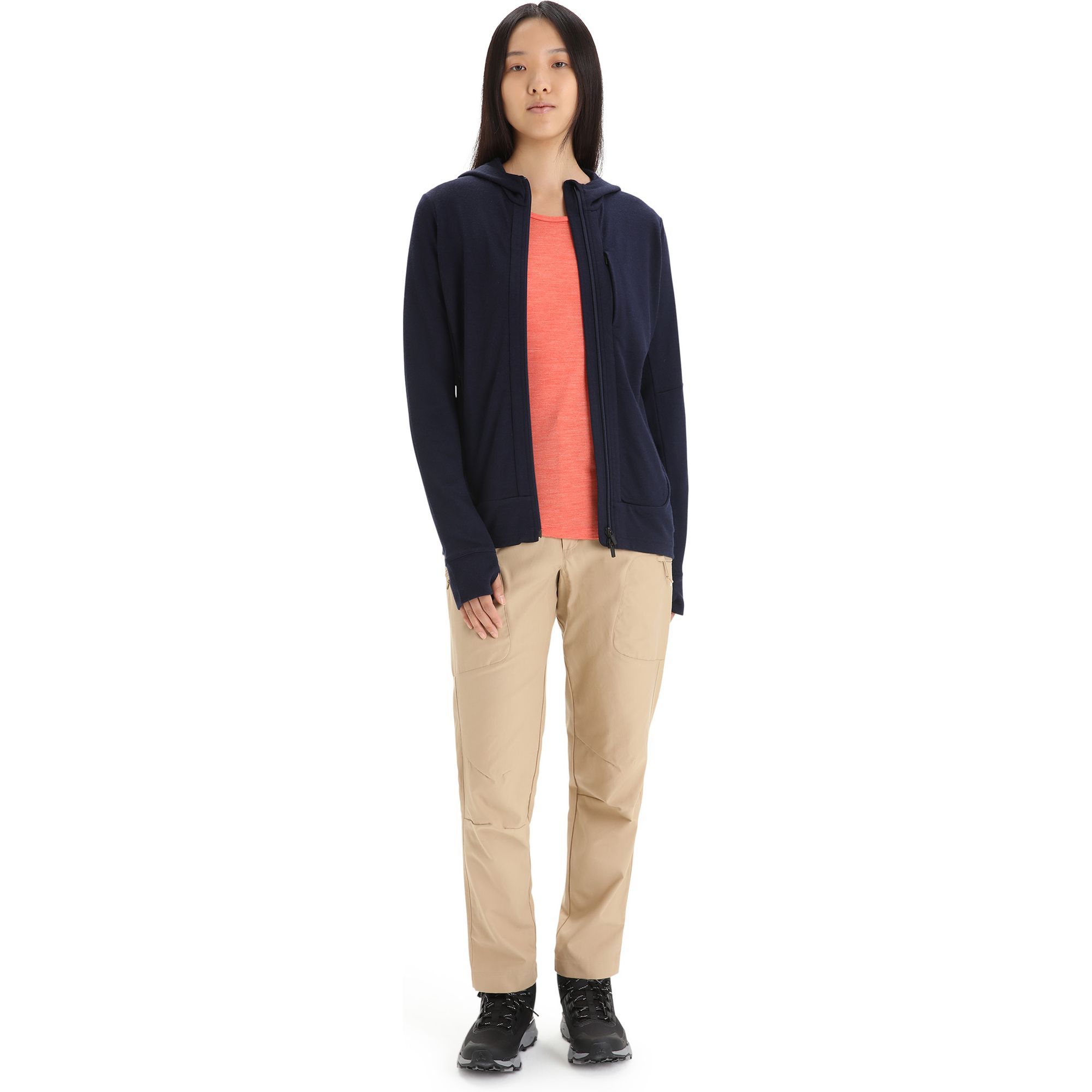 W Quantum III LS Zip Hood