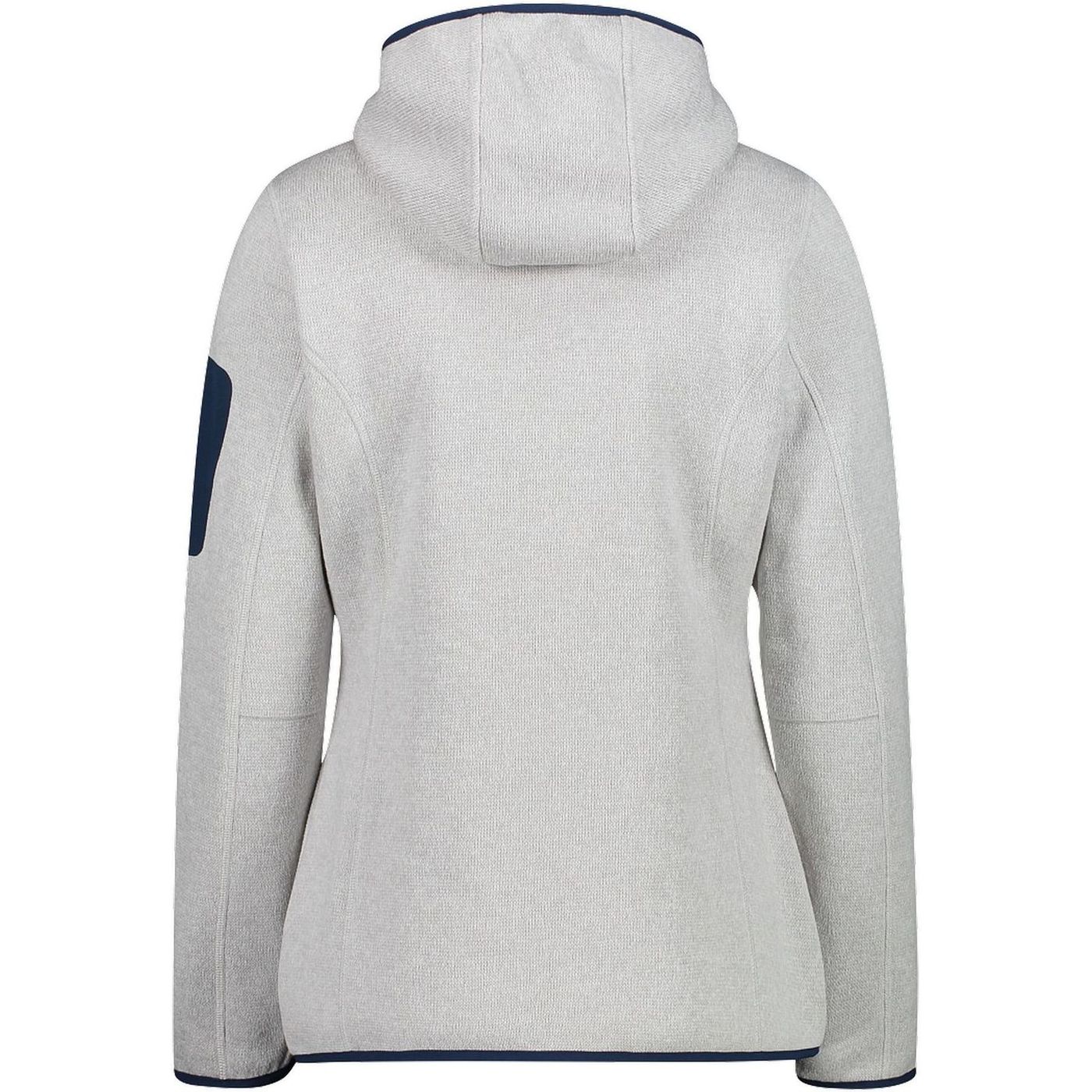 Knitted Melange Hoody Woman 3H19826