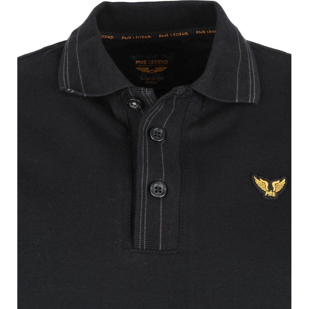 Long sleeve polo peached