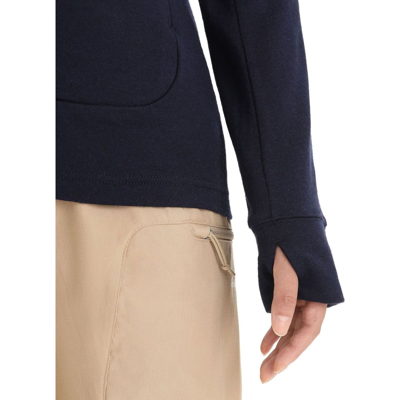 W Quantum III LS Zip Hood