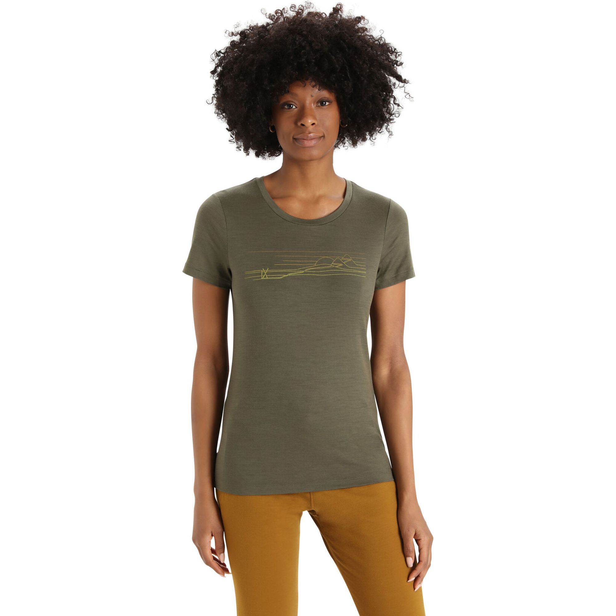 W Tech Lite II SS Tee Ski Stripes