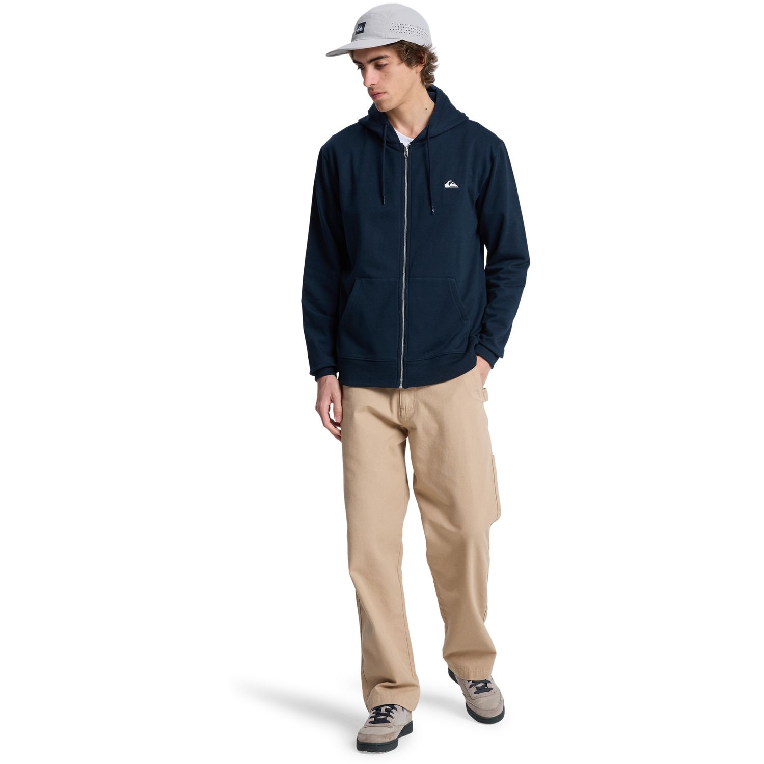 Basic Hood Zip Young Men