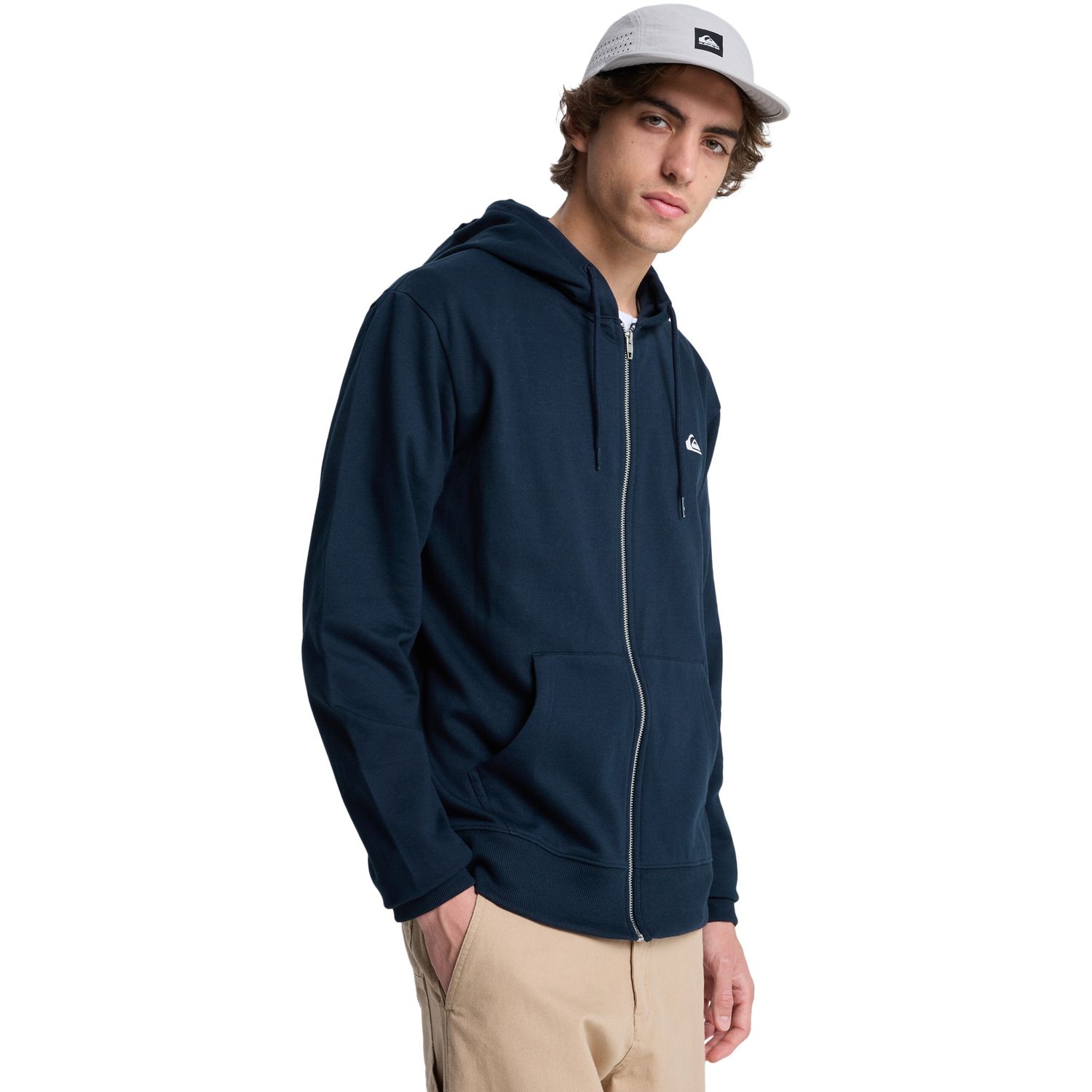Basic Hood Zip Young Men