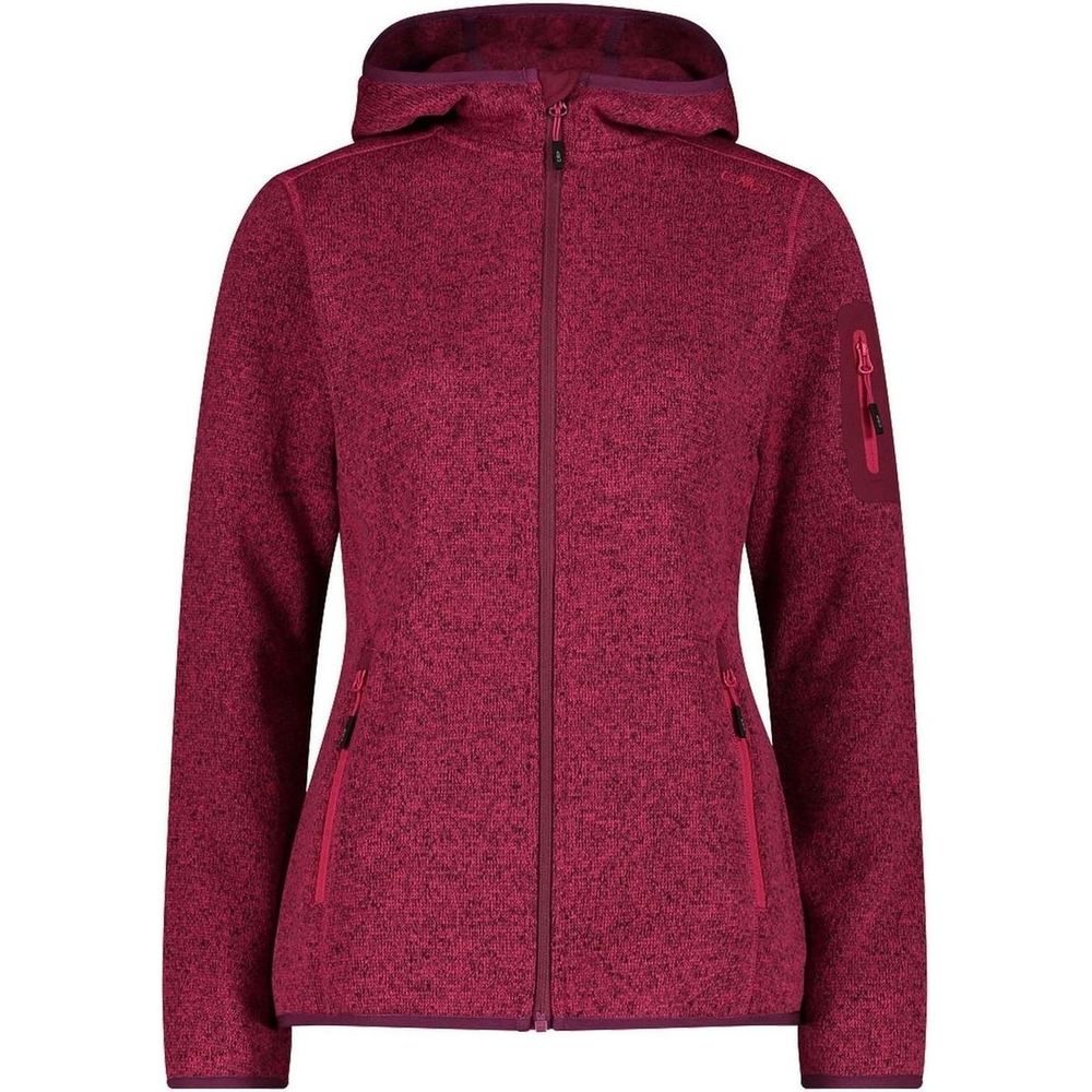 Knitted Melange Hoody Woman 3H19826