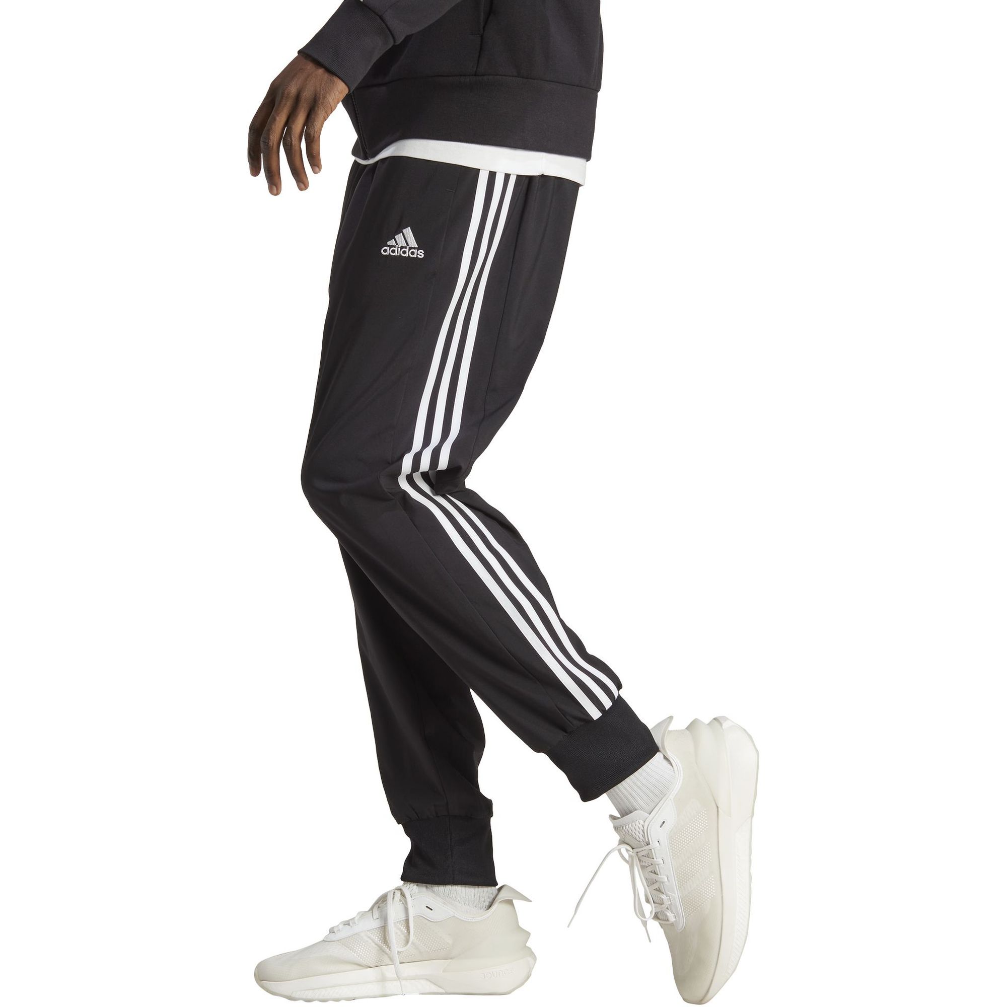 AEROREADY Essentials Tapered Cuff Woven 3-Stripes Joggers