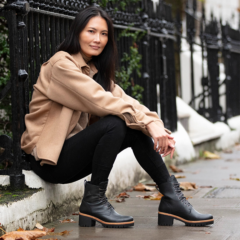 Schn&uuml;rstiefeletten